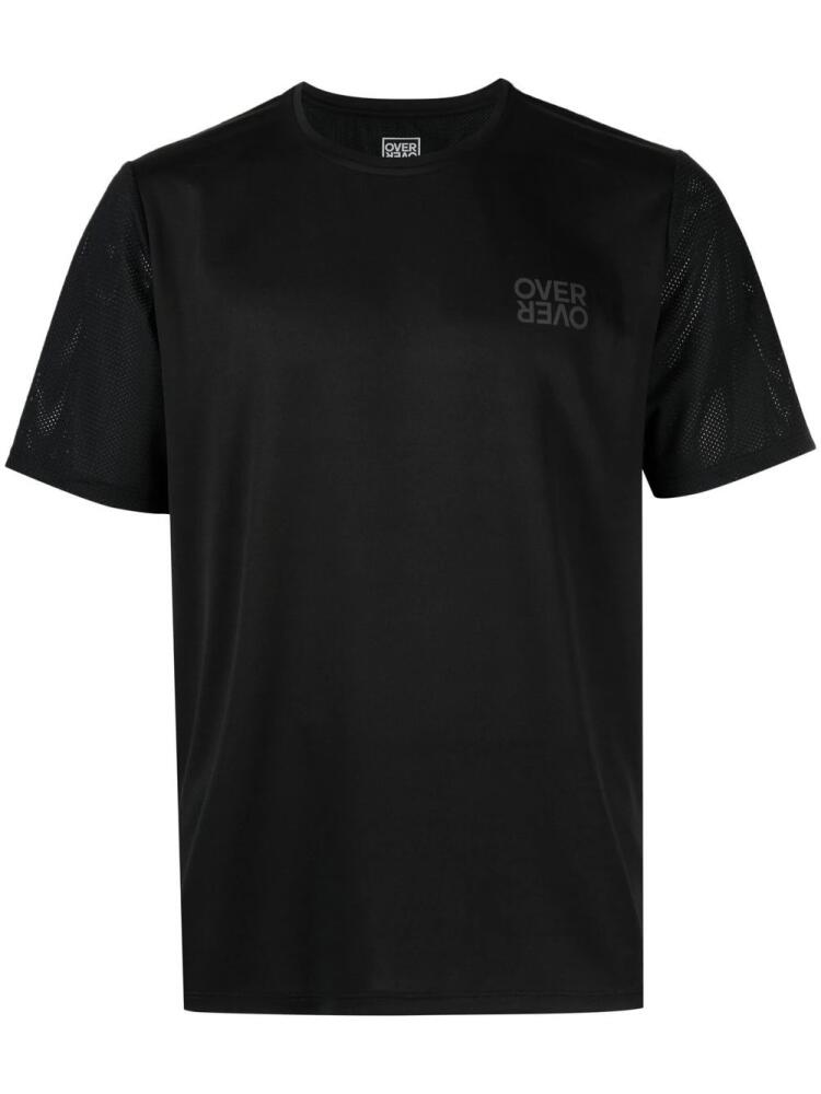 OVER OVER mesh panels gym T-shirt - Black Cover