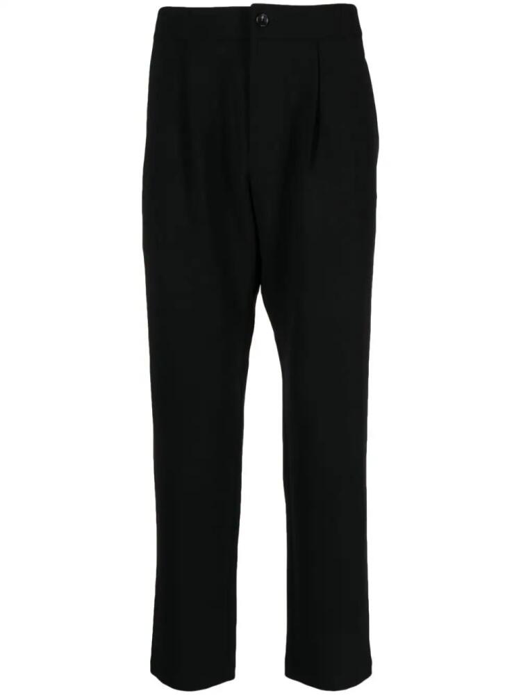 Attachment straight-leg tailored trousers - Black Cover