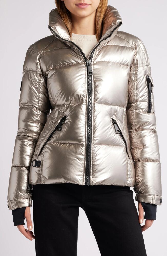 SAM. Freestyle Water Resistant Down Puffer Coat in Pyrite Cover