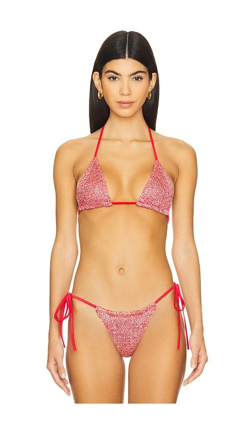 Asta Resort Lio Bikini Top in Pink Cover