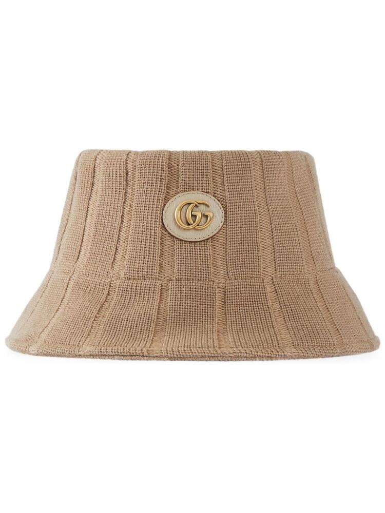 Gucci reversible wool bucket hat - Neutrals Cover