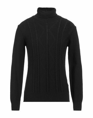 Yoon Man Turtleneck Black Acrylic, Virgin Wool Cover