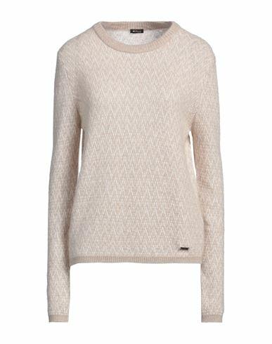 Kiton Woman Sweater Beige Cashmere, Silk Cover