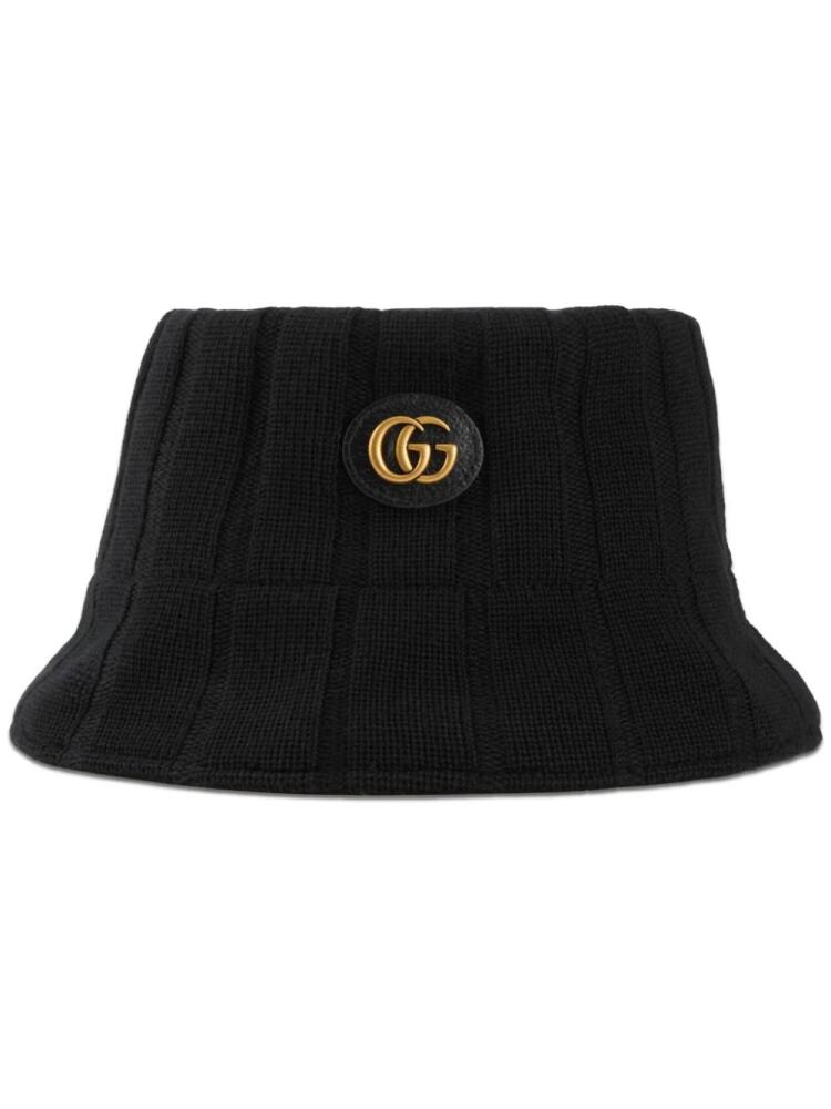 Gucci Double G wool bucket hat - Black Cover