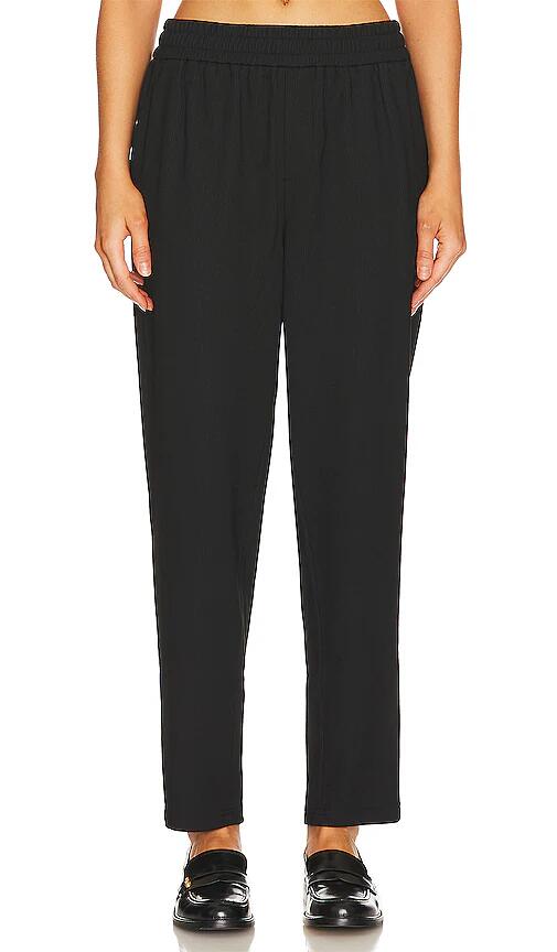 WAO Ribbed Knit Pant in Black Cover