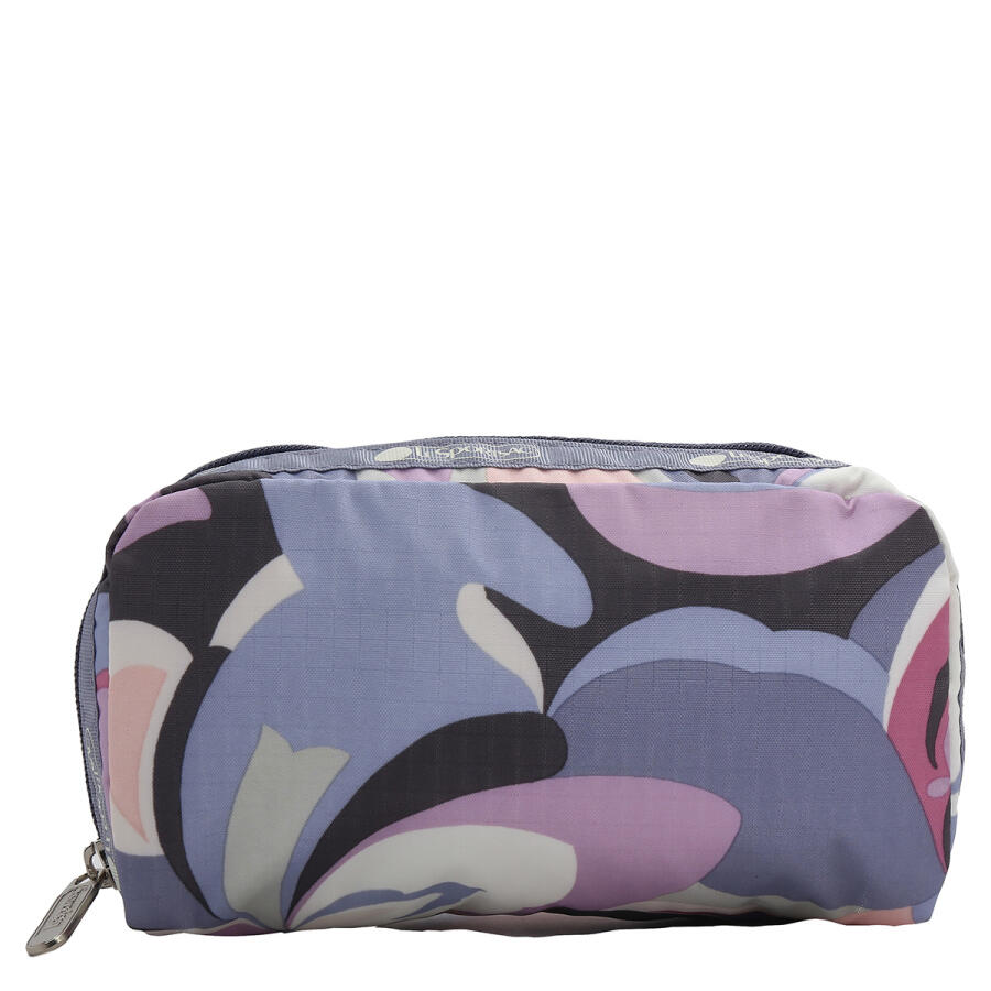 Le Sportsac Orchid Swirl Print Rectangular Cosmetic Case Cover