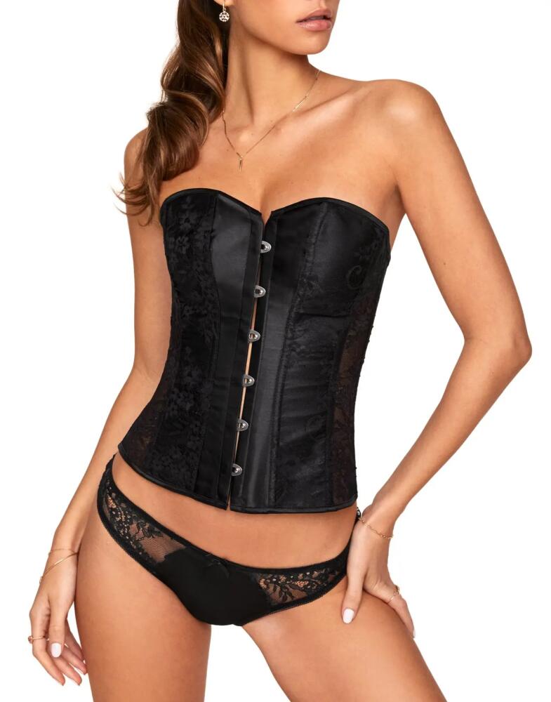 Adore Me Ashoka Boned Corset in Black Cover