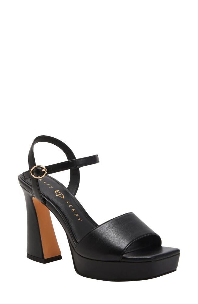 Katy Perry The Square Ankle Strap Platform Sandal in Black Cover