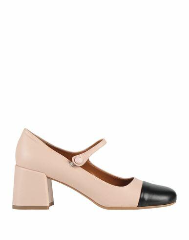 Ovye' By Cristina Lucchi Woman Pumps Blush Leather Cover