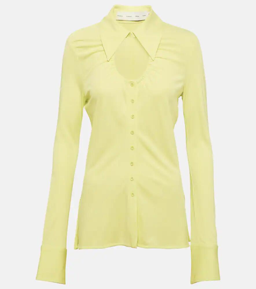 Proenza Schouler White Label cutout jersey shirt Cover