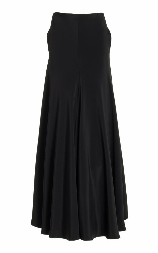 Brandon Maxwell - The Millie Silk-Crepe Maxi Skirt - Black Cover