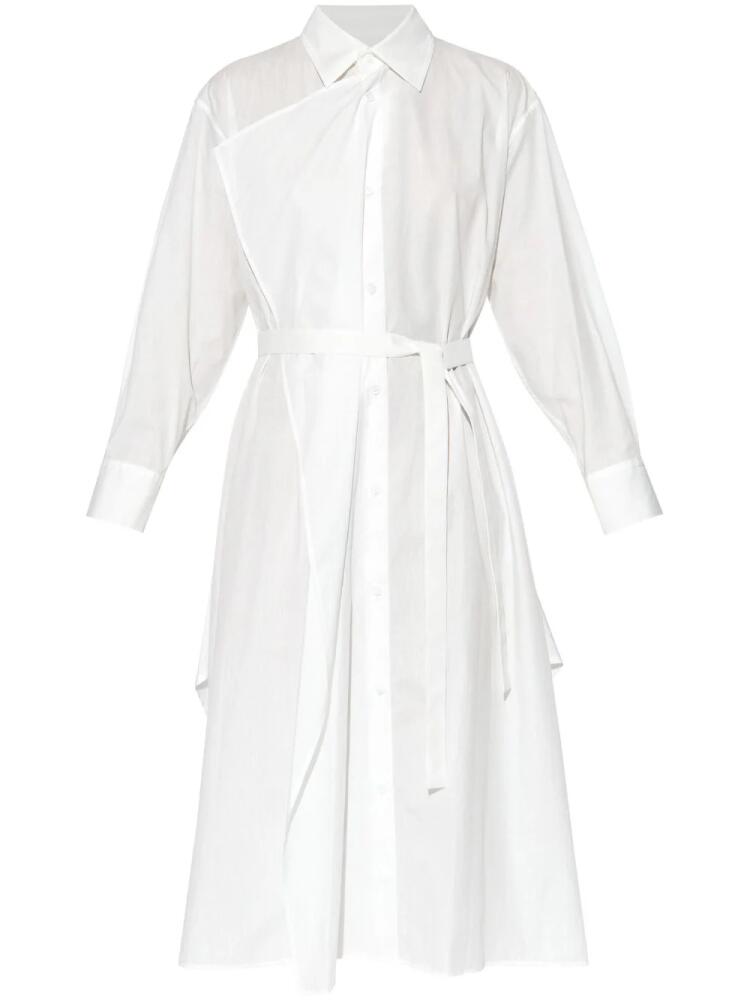 Yohji Yamamoto Cross-over dress - White Cover