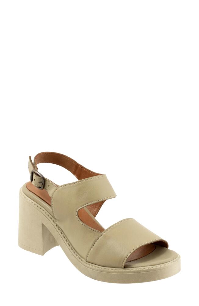 Bueno Myla Ankle Strap Platform Sandal in Moss Cover