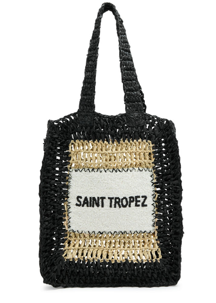 DE Siena Saint Tropez Crochet Tote - Black Cover