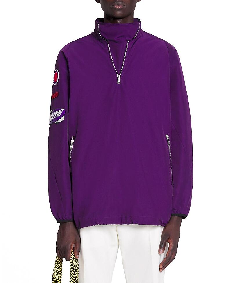 Lanvin X Future Windbreaker With Zipper And Emblems Cover