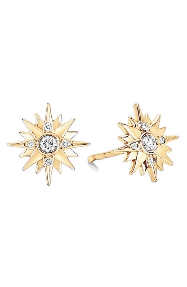 Sara Weinstock Starburst Diamond Stud Earrings in 18K Yg Cover