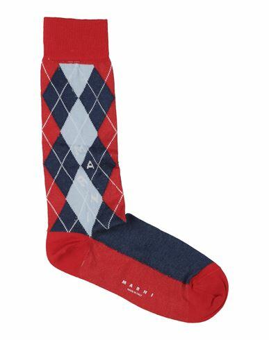 Marni Woman Socks & Hosiery Red Cotton, Nylon Cover