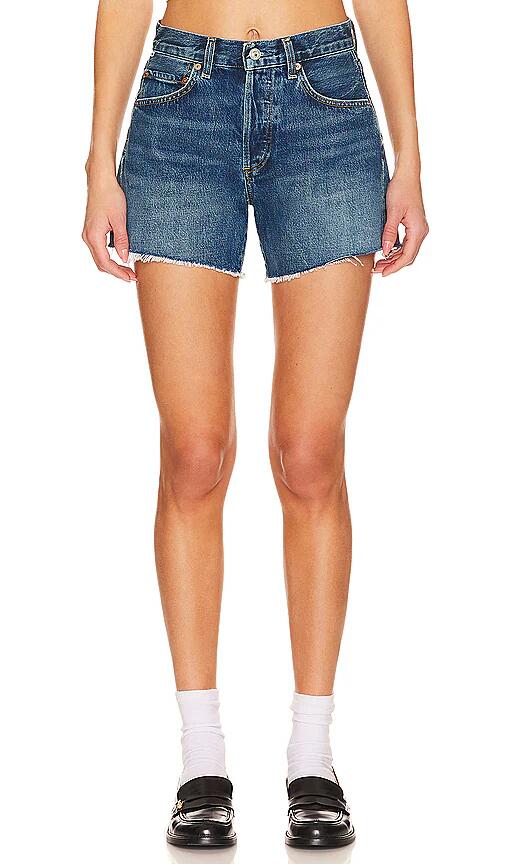 Citizens of Humanity Annabelle Long Vintage Relaxed Short in Blue Cover