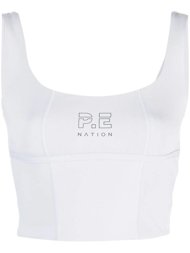 P.E Nation Aster cropped tank top - Grey Cover