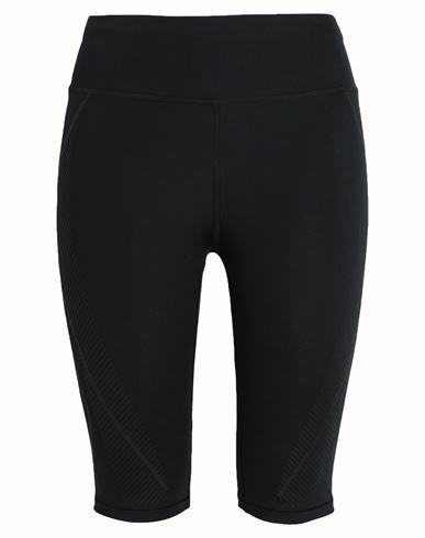 Adidas By Stella Mccartney Asmc Tpa Bike Leggins Woman Shorts & Bermuda Shorts Black Recycled polyester, Recycled elastane Cover