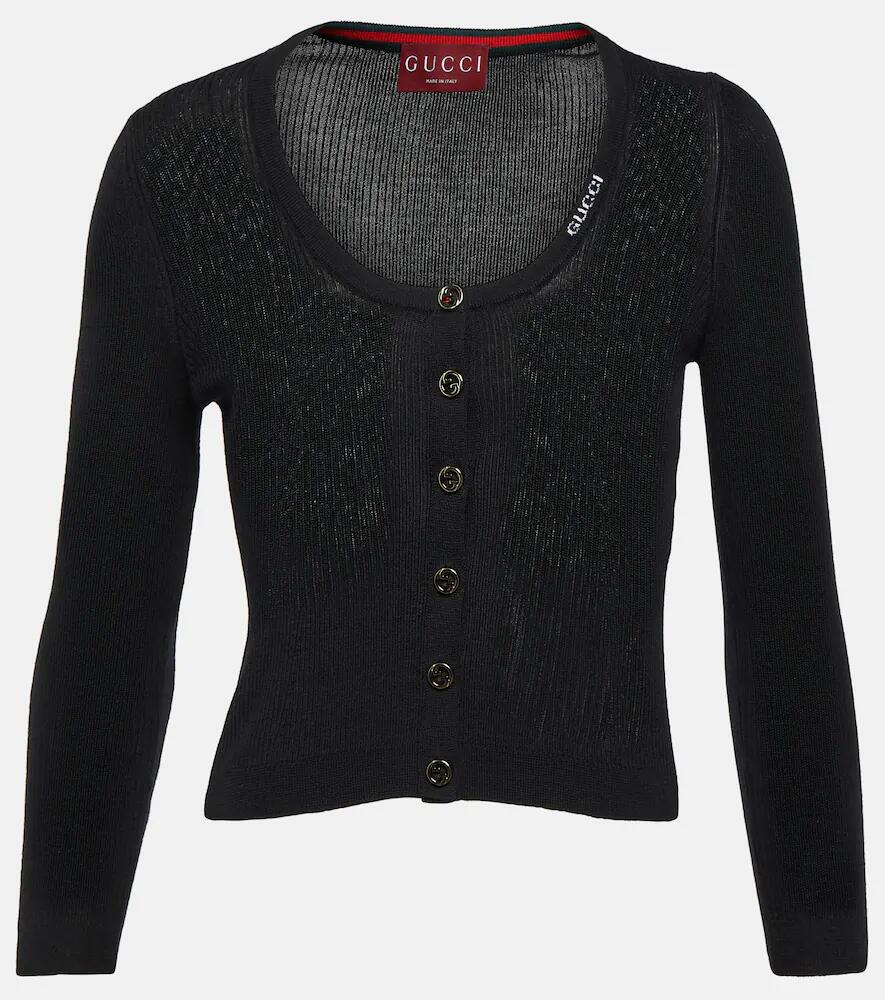 Gucci Wool and silk cardigan Cover