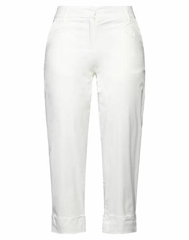 Homeward Clothes Woman Pants White Cotton, Elastane Cover