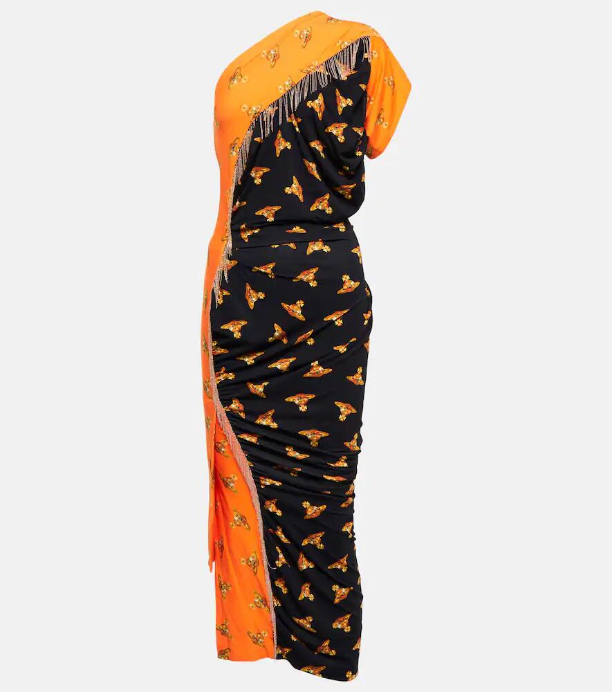 Vivienne Westwood Printed one-shoulder midi dress Cover