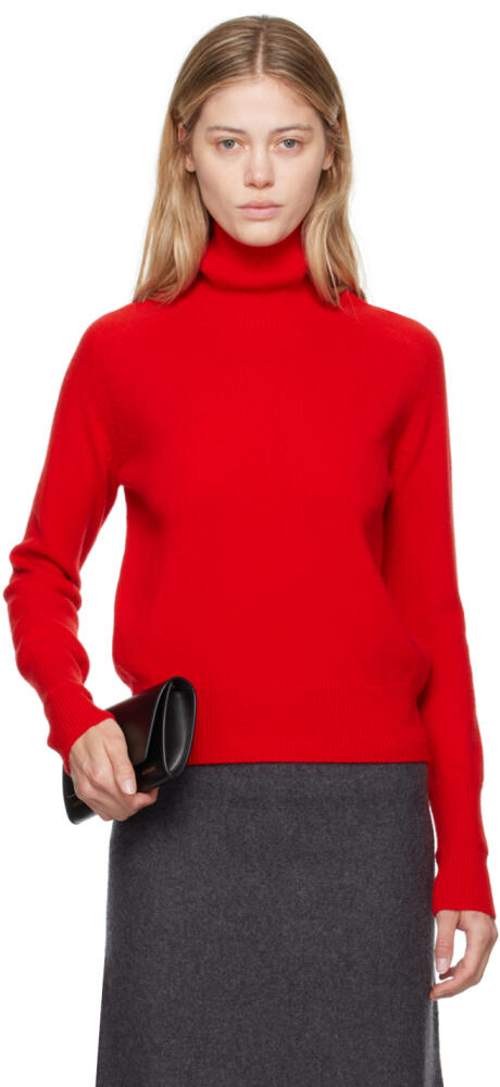 Victoria Beckham Red Polo Turtleneck Cover