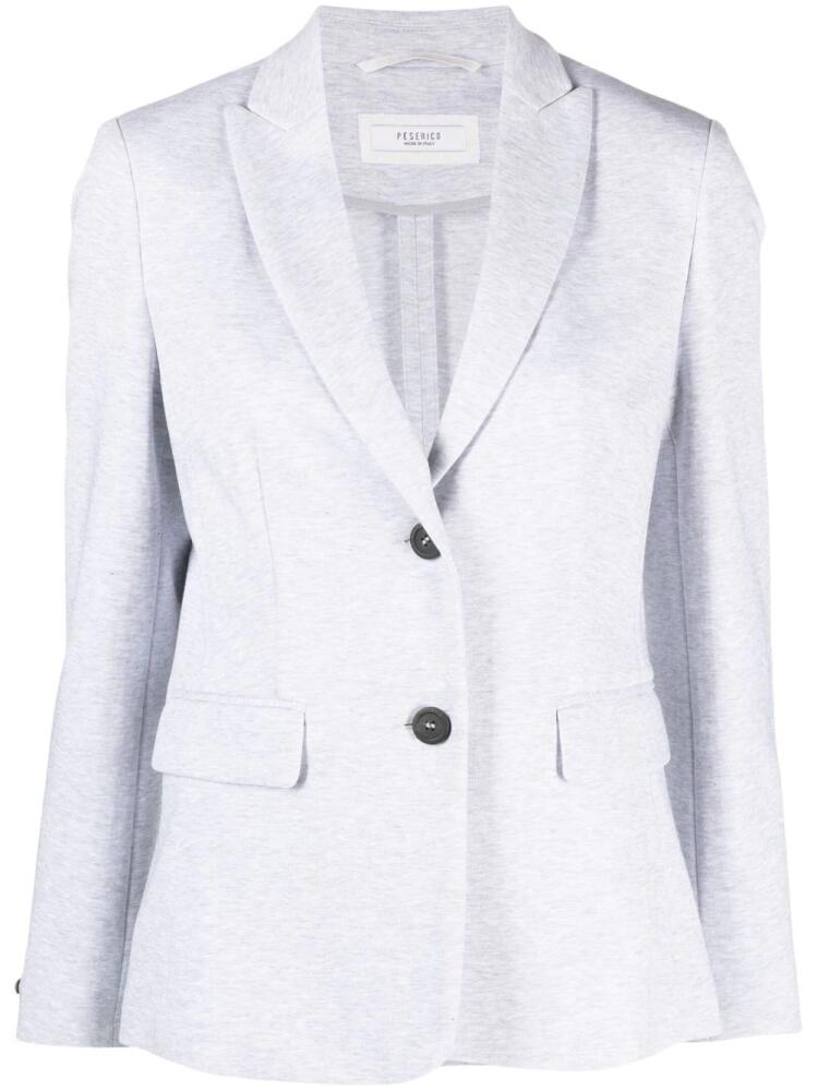 Peserico single-breasted blazer - Grey Cover