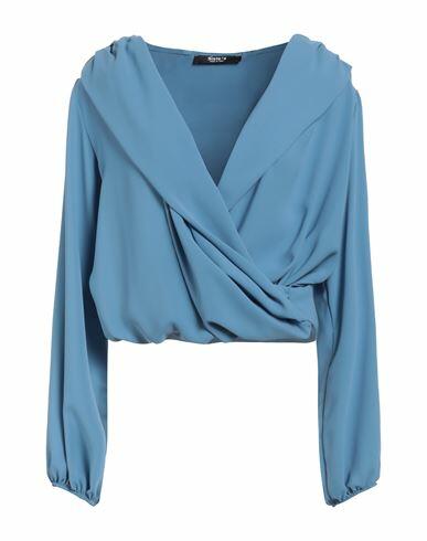 Siste's Woman Top Sky blue Polyester Cover