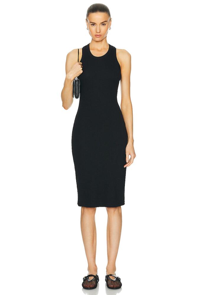 LESET Kelly Racerback Midi Dress in Black Cover