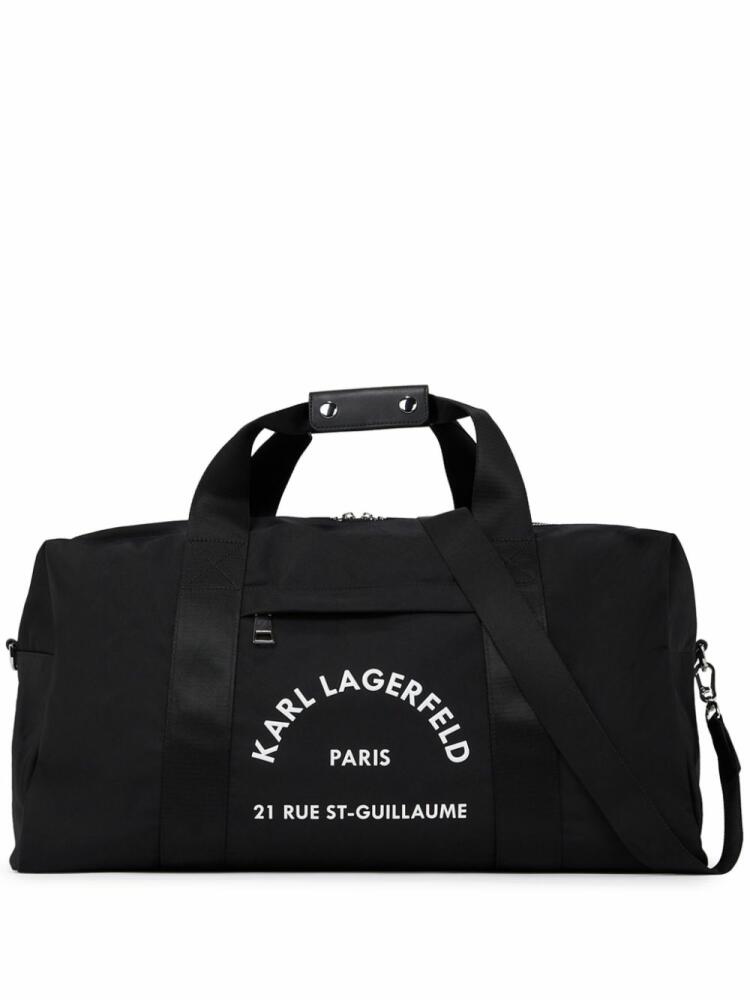 Karl Lagerfeld Rue St-Guillaume weekender bag - Black Cover