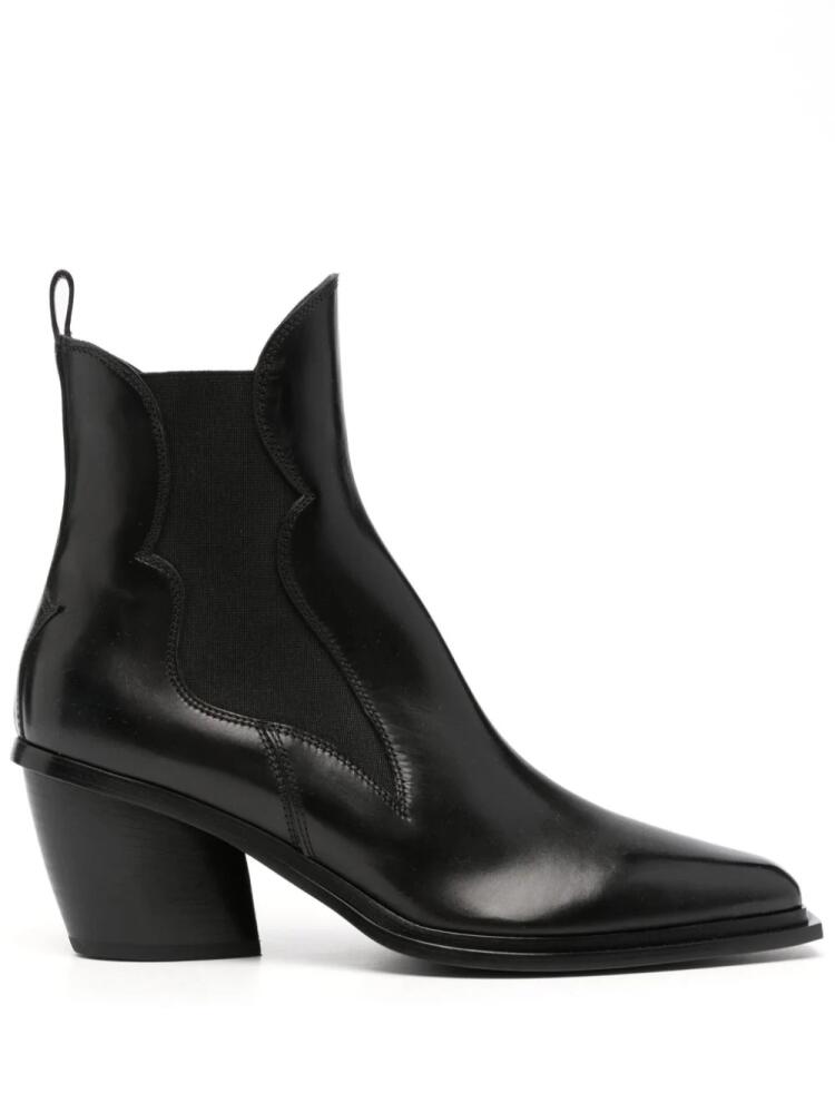 Sartore Western-style leather boots - Black Cover