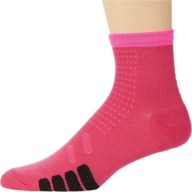 Eurosock Bike Quarter Compression (Pink) Crew Cut Socks Shoes Cover