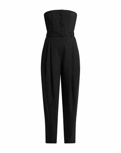 Dolce & gabbana Woman Jumpsuit Black Virgin Wool, Elastane Cover