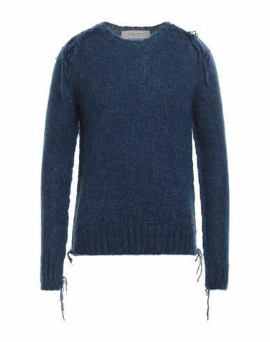 Golden Goose Man Sweater Blue Virgin Wool, Mohair wool, Silk Cover