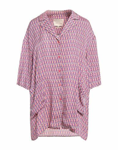 Alessia Santi Woman Shirt Fuchsia Viscose, Cupro Cover