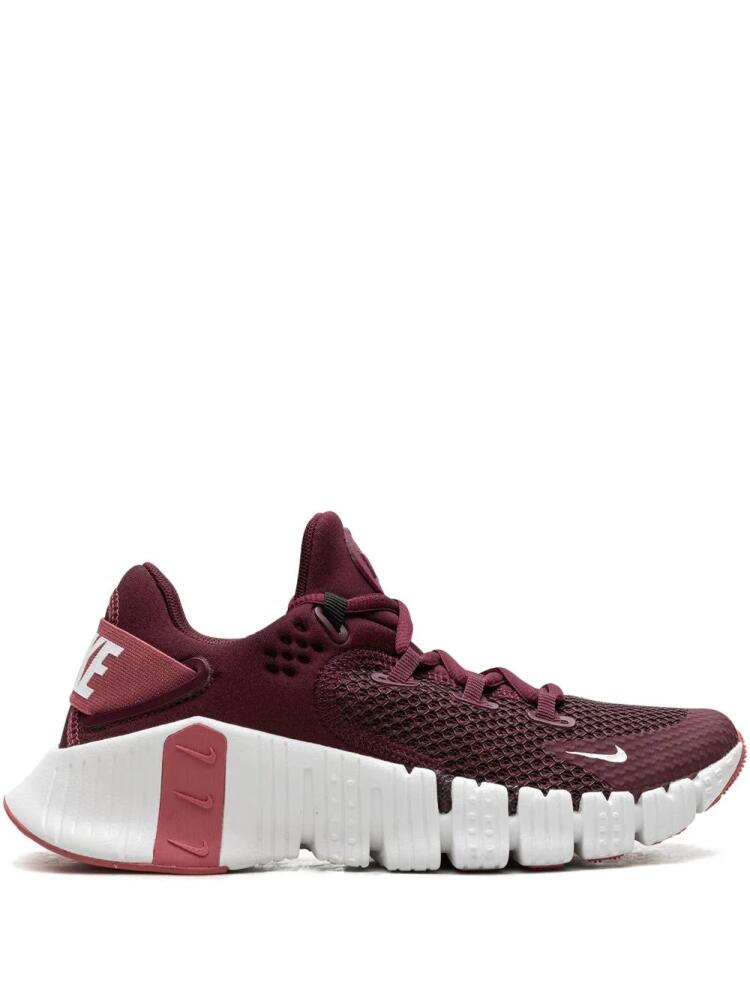 Nike Free Metcon 4 "Dark Beetroot" - Red Cover