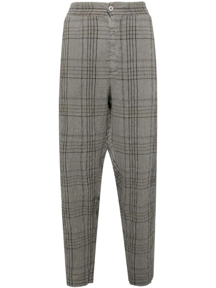 Transit plaid-check trousers - Neutrals Cover