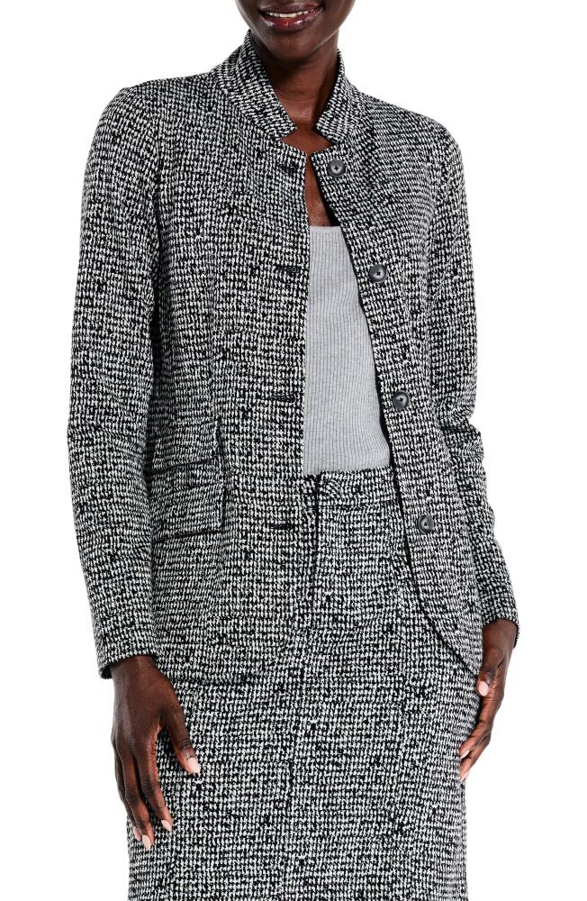 NIC+ZOE Etched Tweed Blazer in Black Multi Cover