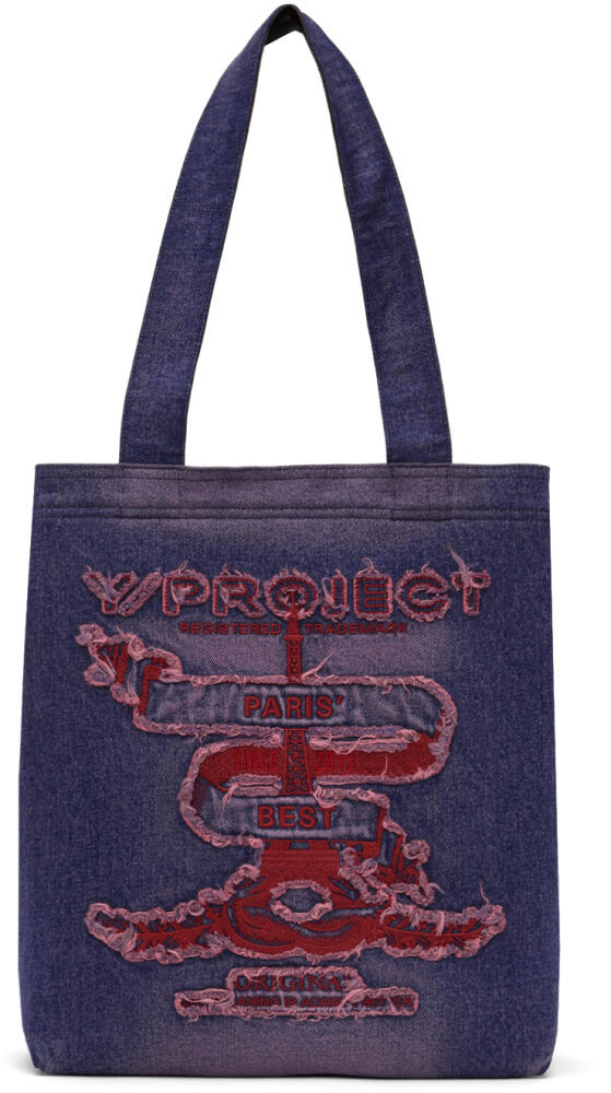 Y/Project Purple Paris' Best Denim Tote Cover