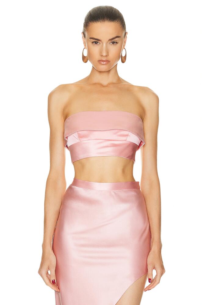 fleur du mal Strapless Top in Blush Cover