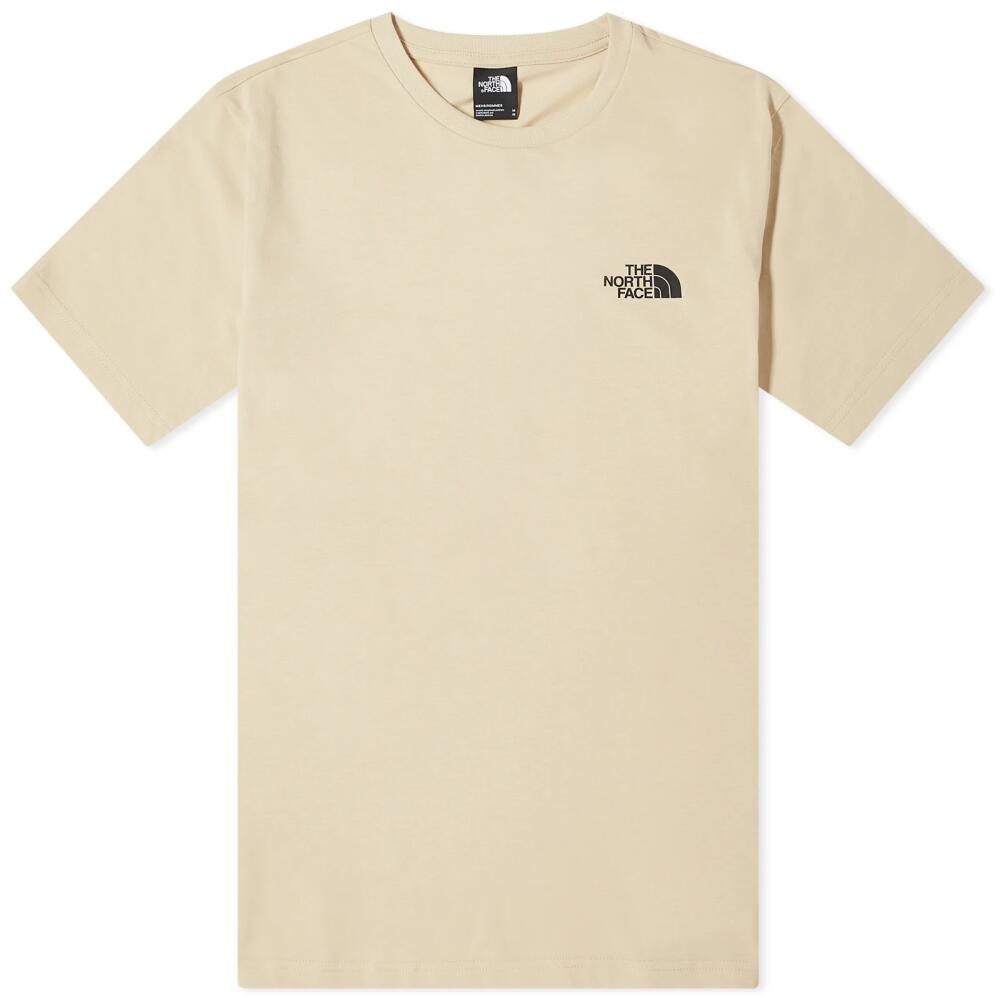 The North Face Men's Simple Dome T-Shirt in Gravel Cover