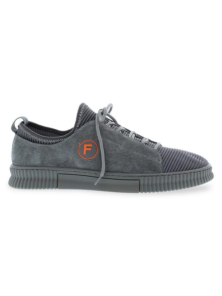 French Connection Men's Dallas Logo Sneakers - Grey Cover