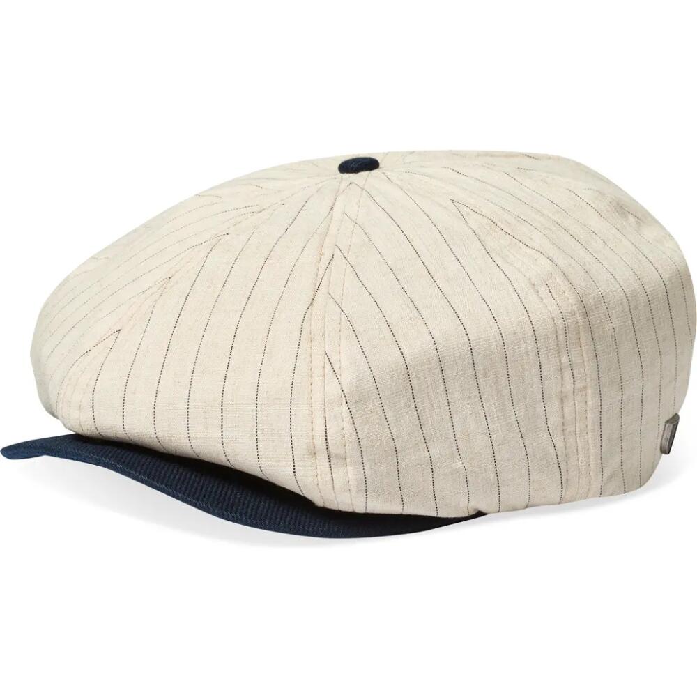 Brixton 20th Anniversary Brood Snap Cap in Cream/Navy Cover