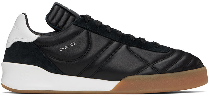 Courrèges Black Club02 Leather Sneakers Cover