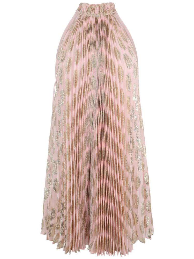 Alexis Isatta murex shell-print minidress - Pink Cover