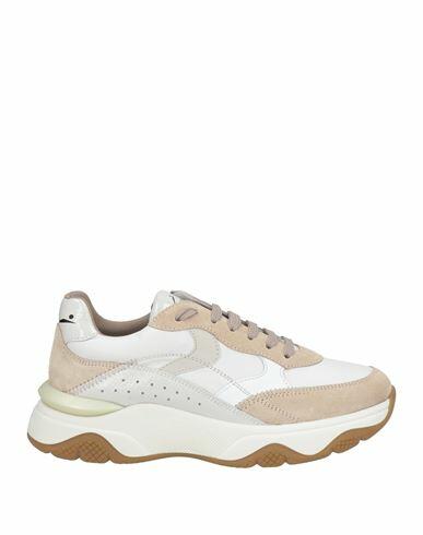 Voile Blanche Woman Sneakers Beige Leather Cover