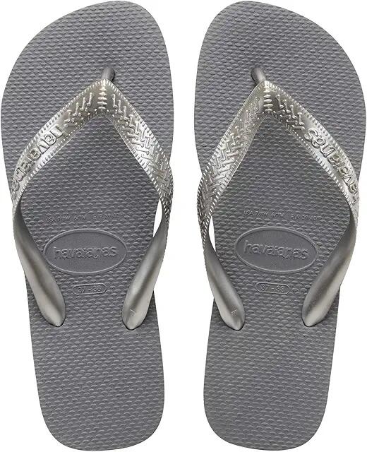 Havaianas Top Tiras Flip Flop Sandal (Steel Grey) Women's Sandals Cover