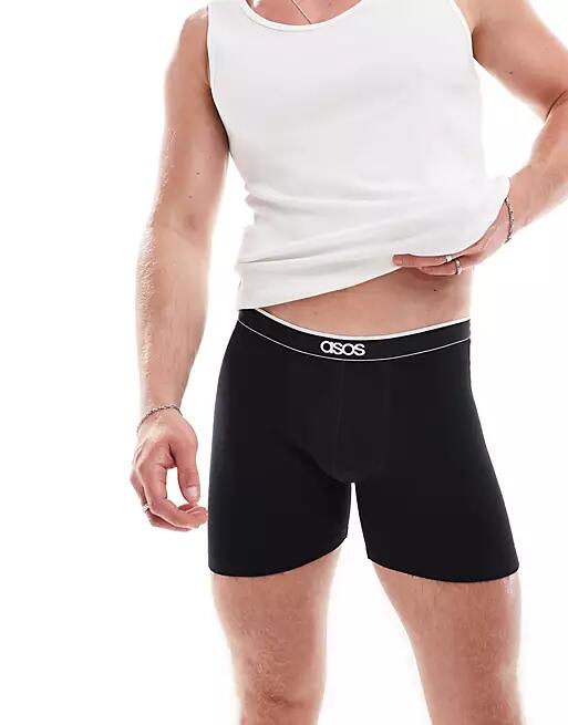 ASOS DESIGN long trunk in black Cover